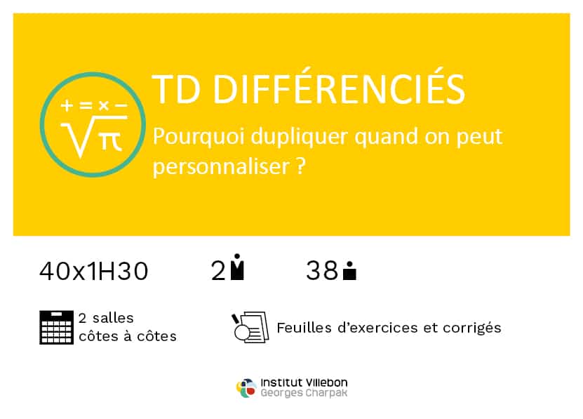 fiche recette td différenciés