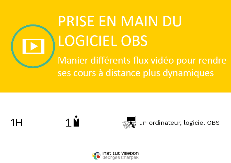 prise en main du logiciel obs