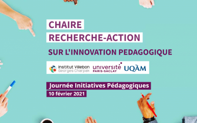 Présentation de la chaire lors de la journée d’Initiatives Pédagogiques 2021 !
