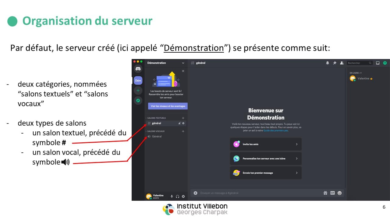 tutoriel discord - enseigner à distance