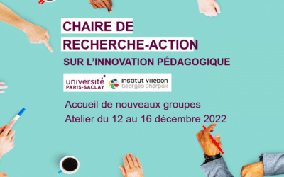 La Chaire de recherche-action sur l’innovation pédagogique accueillera de nouveaux projets en décembre.